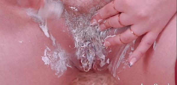  Pussy and armpits shave sexy MILF having pleasure fetish video free